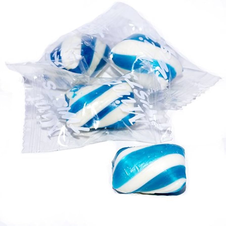 キャンディーズ MD Amazon.com : Blue Cylinder Shaped Mint Candy Twists - 2